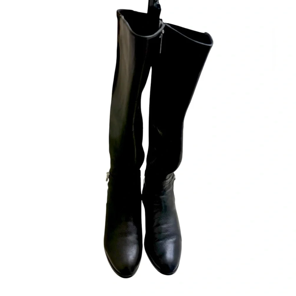Michael Kors Hamilton Stretch Leather Boot.